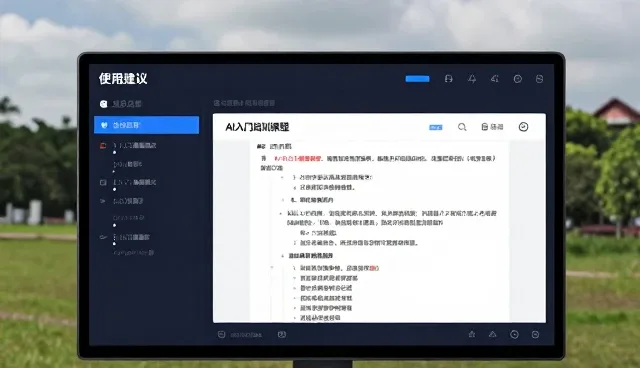 项目包括设备:设备配套服务的使用与维护建议